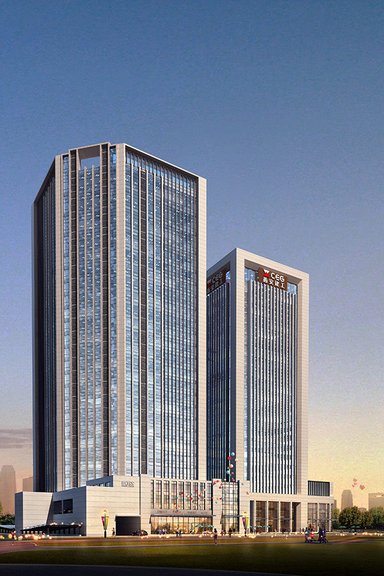 烟道安装案例-坤元TIME中心